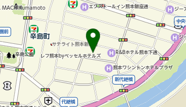 無人セルフ脱毛サロン i-Skin(アイスキン) 熊本店の地図画像