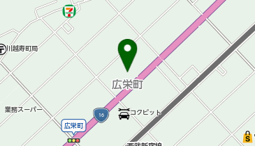 アクトツール 川越店の地図画像