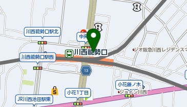 浪花ひとくち餃子 餃々 川西能勢口店の地図画像