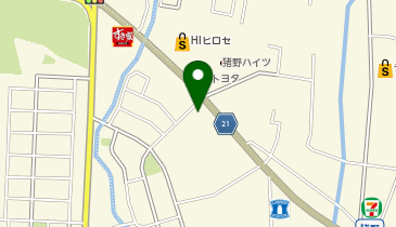 鳴門うどん 明野店の地図画像