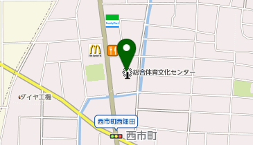 アデリア総合体育文化センターの地図画像