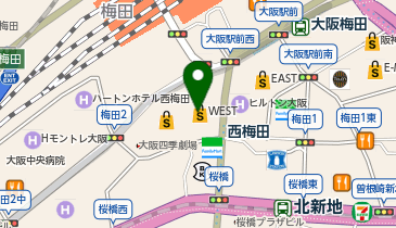 ZERO HALLIBURTON(ゼロ ハリバートン) ヒルトンプラザ店の地図画像