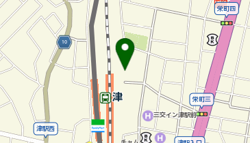 カリチャオ!三交の駐ing 津駅前ステーションの地図画像