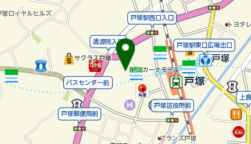 喜多方ラーメン坂内 戸塚店の地図画像