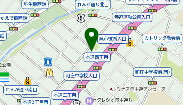 てっぱん料理 里香子の地図画像