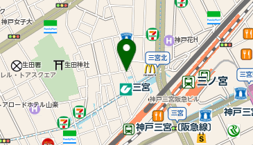 串揚げ 創作料理 ふみやの地図画像