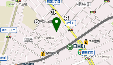 鷹匠中華 Lu(ルゥ)の地図画像