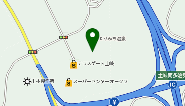 うまい とき家の地図画像