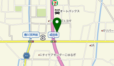 親方豚丼の地図画像