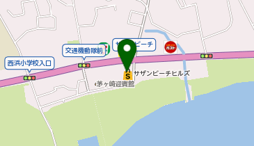 サザンビーチカレー&カフェWAVE(ウエーブ)の地図画像