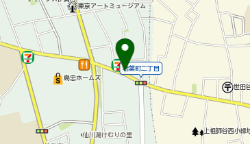 手打ちうどん 麦が丘の地図画像