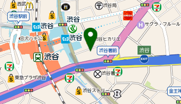 アイスは別腹 渋谷店の地図画像