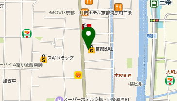 BYREDO(バイレード) 京都BAL店の地図画像