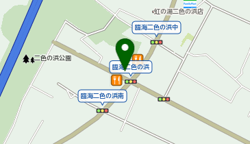 ヘルシー焼肉八六 二色浜店の地図画像