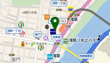 みずほ銀行 浅草支店の地図画像