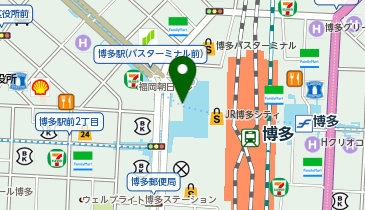 大隈カバン店 博多駅地下街店の地図画像