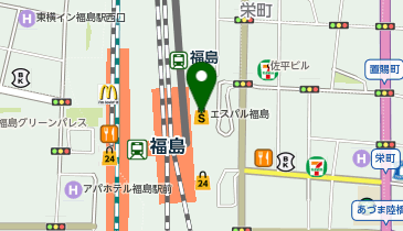 日本一 エスパル福島店の地図画像