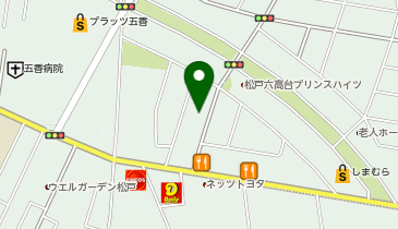 ドラッグストアコスモス 六高台店の地図画像