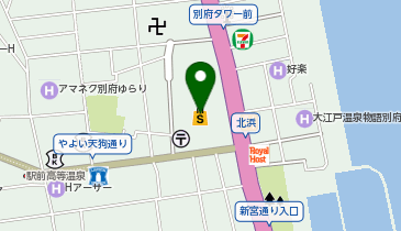 こだわりとんかつ かつ弘 トキハ別府店の地図画像
