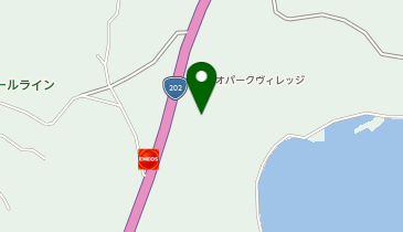 西海橋オートキャンプ場の地図画像