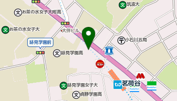 中央大学 茗荷谷キャンパス 学生食堂の地図画像