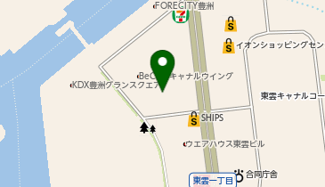 アイセイハート薬局 東雲店の地図画像