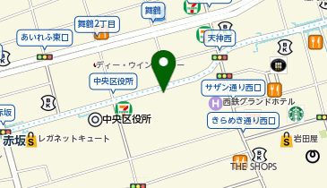 jiubar FUKUOKA(ジュウバー フクオカ)の地図画像