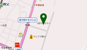 ホテルルートインGrand(グランド)秩父の地図画像