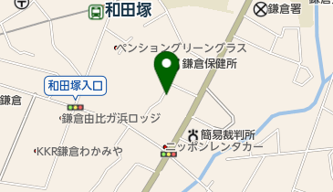 鎌倉整体院『由比ガ浜』の地図画像