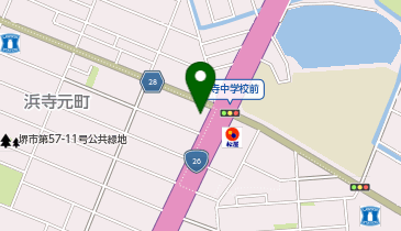 元祖豚丼屋TONTON(トントン) 浜寺元町店の地図画像