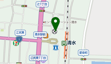 小木曽製粉所 清水駅前店の地図画像