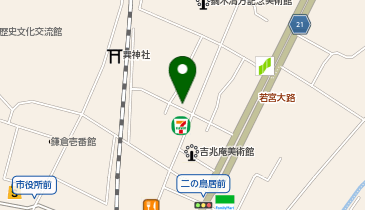 鎌倉どんぶり市場の地図画像