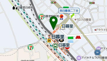 ちよだ鮨 日暮里東口店の地図画像