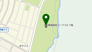 東部緑地パークゴルフ場の地図画像