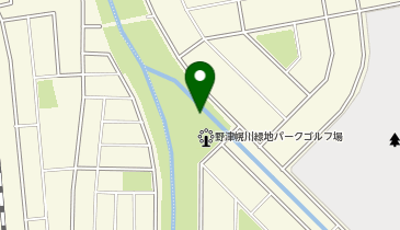 野津幌川緑地パークゴルフ場の地図画像