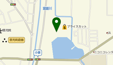 スーパードーム郡山の地図画像