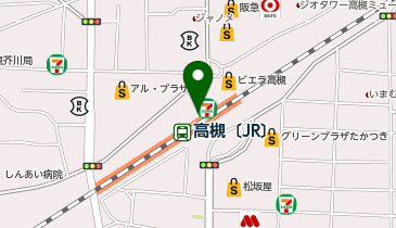 Delocius pasticceria(デリチュース) 高槻店の地図画像