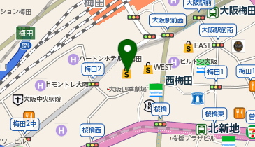 ドクターボディ クリスタル ハービス店の地図画像