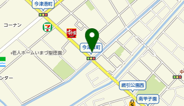今津のポテカラ屋プラスの地図画像