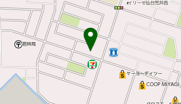 大志軒 荒井店の地図画像