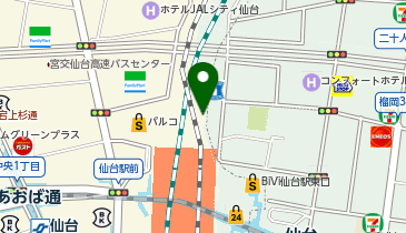 アットアロマ エスパル仙台店の地図画像