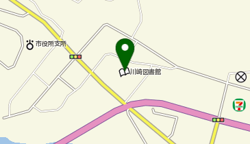 川崎図書館の地図画像