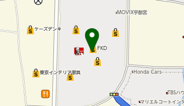 ハースブラウン 福田屋インターパーク店の地図画像