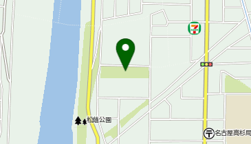 松蔭公園の地図画像