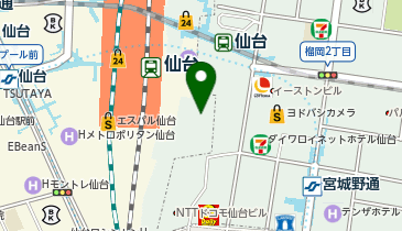 天寅 ヨドバシ仙台店の地図画像