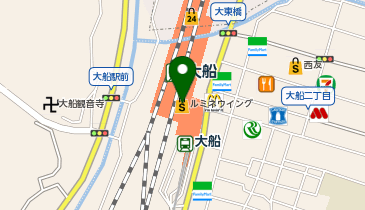 中川政七商店 大船ルミネウィング店の地図画像