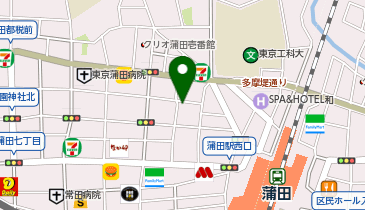 雪ひつじの地図画像