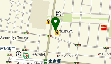 GOLFERS(ゴルファーズ)24 宇都宮駅東口店の地図画像