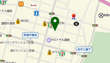 JTB 盛岡支店の地図画像