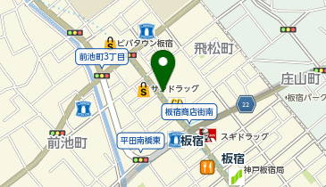 元祖豚丼屋TONTON(トントン) 板宿店の地図画像